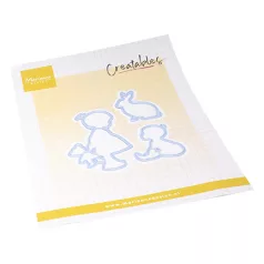   Marianne Design Vágósablon - Silhouette Girl - Creatable (1 csomag)