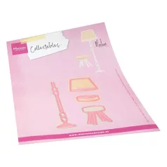   Marianne Design Vágósablon - Lamp & Stool by Marleen - Collectable (1 csomag)