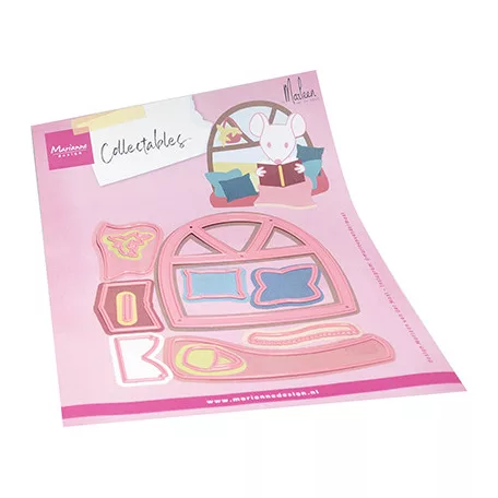 Marianne Design Vágósablon - Reading nook by Marleen - Collectable (1 csomag)