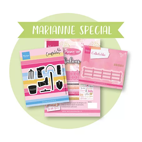 Marianne Design Vágósablon - Marianne 66 special - Product Assorti (1 csomag)