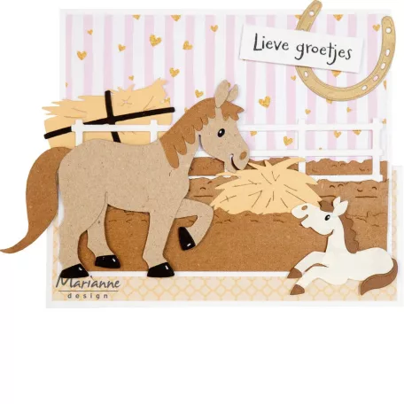 Marianne Design Patkó Vágósablon - Horseshoes - Creatable (1 csomag)