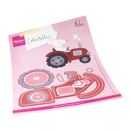 Marianne Design Vágósablon - Tractor by Marleen - Collectable (1 csomag)
