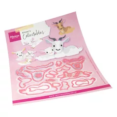   Marianne Design Vágósablon - Eline's Goat family - Collectable (1 csomag)