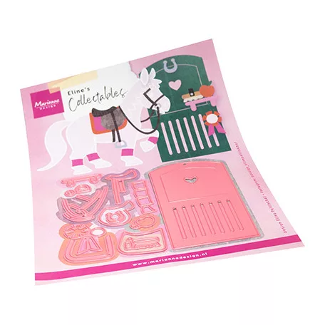 Marianne Design Vágósablon - Eline's Horse accessories - Collectable (1 csomag)