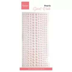   Marianne Design Sweet pink Öntapadós félgyöngy  Decoration Pearls (1 csomag)