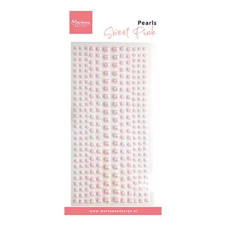 Marianne Design Sweet pink Öntapadós félgyöngy  Decoration Pearls (1 csomag)