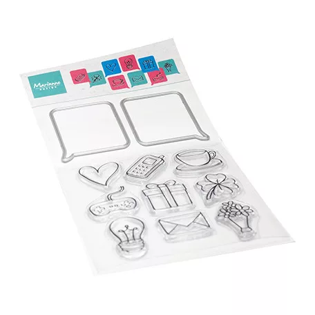Marianne Design Szilikonbélyegző - Chat bubbles - Clear Stamps (1 csomag)