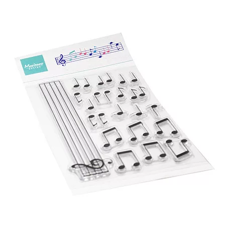 Marianne Design Szilikonbélyegző - Musical notes - Clear Stamps (1 csomag)