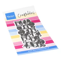   Marianne Design Vágósablon - Punch die XL - Music - Craftable (1 csomag)