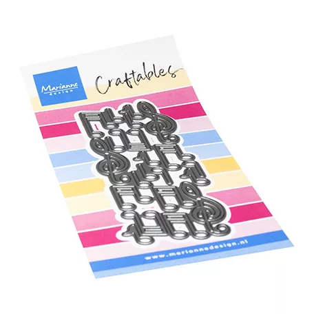 Marianne Design Vágósablon - Punch die XL - Music - Craftable (1 csomag)