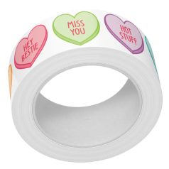   Lawn Fawn Conversation Hearts Dekorációs ragasztószalag LF3577 Washi Tape (1 db)
