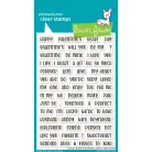 Lawn Fawn Henry's Build-A-Sentiment: Love Szilikonbélyegző LF3605 Clear Stamps (1 csomag)