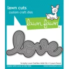 Lawn Fawn Scripty Love Outline Add-On Vágósablon LF3615 Lawn Cuts (1 csomag)