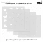 Lawn Fawn Strawberry Fields Background Stencil LF3622 Lawn Clippings Coloring Stencils (1 csomag)