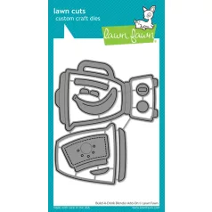   Lawn Fawn Build-A-Drink Blender Add-On Vágósablon LF3684 Lawn Cuts (1 csomag)