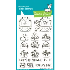   Lawn Fawn Spring Basket Szilikonbélyegző LF3658 Clear Stamps (1 csomag)