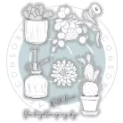 Botany Boutique - Cactus Szilikonbélyegző Craft Consortium Clear Stamps (1 csomag)