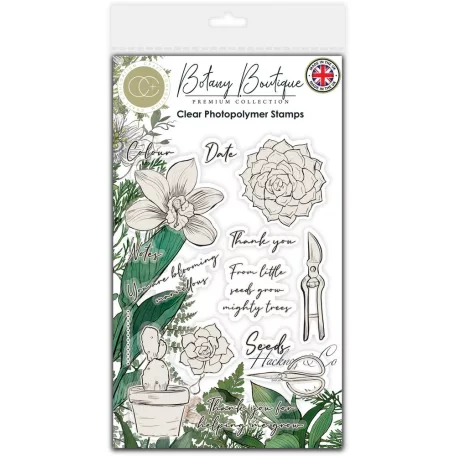 Botany Boutique - Orchid Szilikonbélyegző Craft Consortium Clear Stamps (1 csomag)