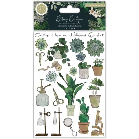 Botany Boutique Díszítőelem Craft Consortium Rub-ons (1 csomag)