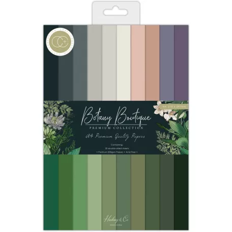 Botany Boutique Papírkészlet A4 Craft Consortium Paper Pad (20 lap)