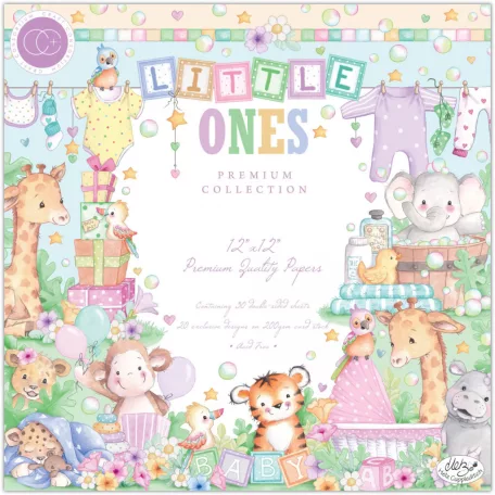 Little Ones Papírkészlet 12" (30 cm) Craft Consortium Paper Pad (30 lap)