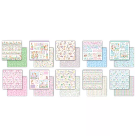 Little Ones Papírkészlet 12" (30 cm) Craft Consortium Paper Pad (30 lap)