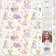   Little Ones Papírkészlet 12" (30 cm) Craft Consortium Paper Pad (30 lap)