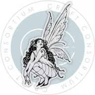   Fotopolimer bélyegző Fairies - Crouching Craft Consortium A6 Clear Photopolymer Stamps (1 csomag)