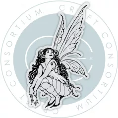   Fotopolimer bélyegző Fairies - Crouching Craft Consortium A6 Clear Photopolymer Stamps (1 csomag)