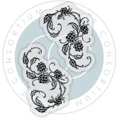   Fotopolimer bélyegző Fairies - Blackberries Craft Consortium A6 Clear Photopolymer Stamps (1 csomag)