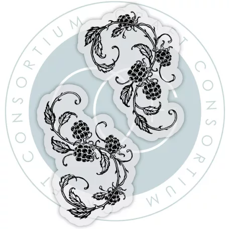 Fotopolimer bélyegző Fairies - Blackberries Craft Consortium A6 Clear Photopolymer Stamps (1 csomag)