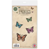   Fotopolimer bélyegző Fairies - Butterflies Craft Consortium A6 Clear Photopolymer Stamps (1 csomag)