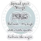 Fotopolimer bélyegző Fairies - Sentiments Craft Consortium A6 Clear Photopolymer Stamps (1 csomag)