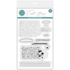   Fotopolimer bélyegző Handwritting Craft Consortium A6 Clear Photopolymer Stamps (1 csomag)