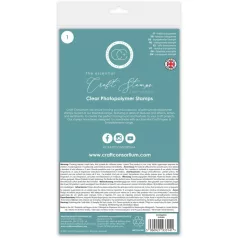   Fotopolimer bélyegző Scribble Craft Consortium A6 Clear Photopolymer Stamps (1 csomag)