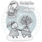 Amongst the Hedgerow - Bunny Fotopolimer bélyegző Craft Consortium A6 Clear Photopolymer Stamps (1 csomag)