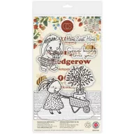   Amongst the Hedgerow - Bunny Fotopolimer bélyegző Craft Consortium A6 Clear Photopolymer Stamps (1 csomag)