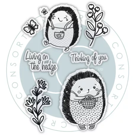 Amongst the Hedgerow - Hedge Fotopolimer bélyegző Craft Consortium A6 Clear Photopolymer Stamps (1 csomag)