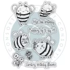 Amongst the Hedgerow - Buzzing Fotopolimer bélyegző Craft Consortium A6 Clear Photopolymer Stamps (1 csomag)