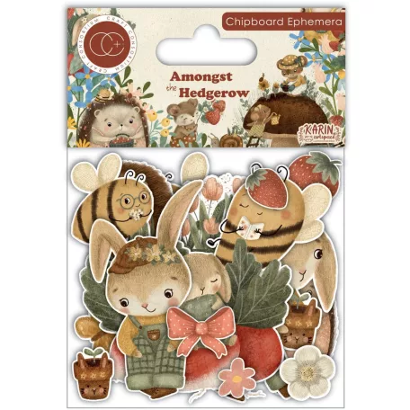 Amongst the Hedgerow Chipboard díszítőelem Craft Consortium Chipboard Ephemera (1 csomag)