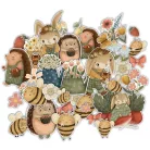 Amongst the Hedgerow Chipboard díszítőelem Craft Consortium Chipboard Ephemera (1 csomag)