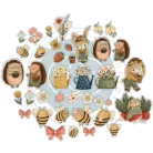 Amongst the Hedgerow Chipboard díszítőelem Craft Consortium Chipboard Ephemera (1 csomag)