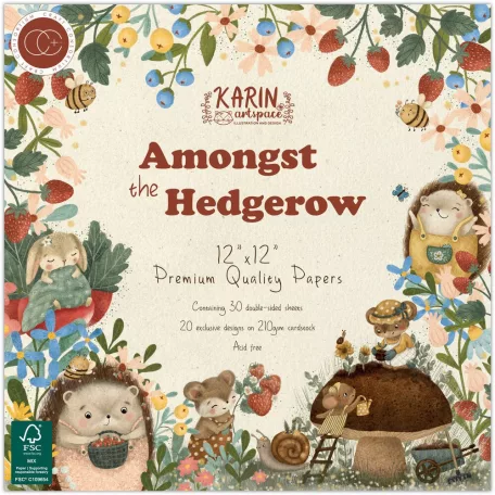 Amongst the Hedgerow Papírkészlet 12" (30 cm) Craft Consortium Paper Pad (30 lap)