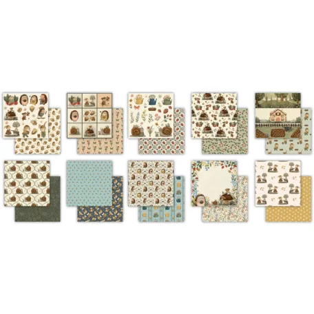 Amongst the Hedgerow Papírkészlet 12" (30 cm) Craft Consortium Paper Pad (30 lap)