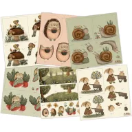   Amongst the Hedgerow Papírkészlet 8" (20 cm) Craft Consortium Decoupage Paper Pad (18 lap)