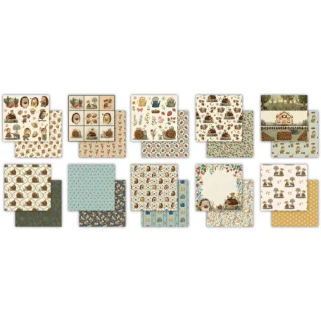 Amongst the Hedgerow Papírkészlet 6" (15 cm) Craft Consortium Paper Pad (40 lap)