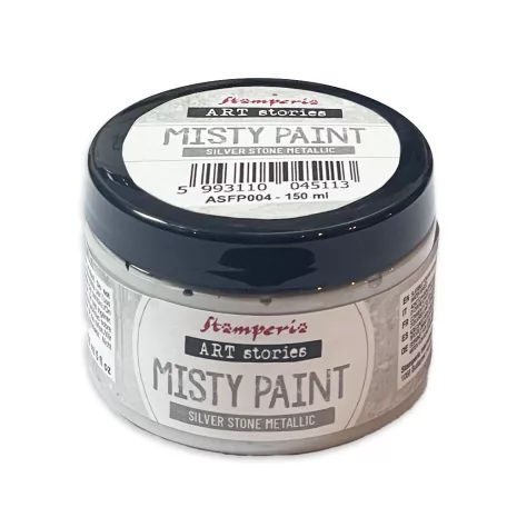 Stamperia Ködös Hatású Festék Silver Stone Art Stories Misty Paint Metallic (150 ml)