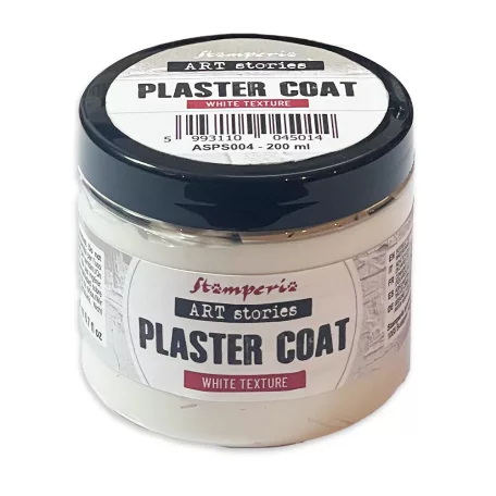 Stamperia Kreatív textúrpaszta Plaster Coat White Art Stories Texture Paste (200 ml)