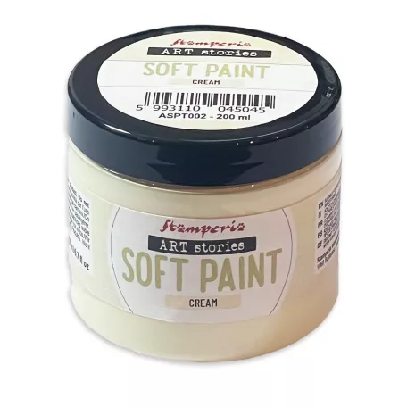 Stamperia Lágy, vízbázisú akrilfesték Cream Art Stories Soft Paint (200 ml)