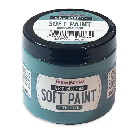 Stamperia Lágy, vízbázisú akrilfesték Deep Lagoon Art Stories Soft Paint (200 ml)